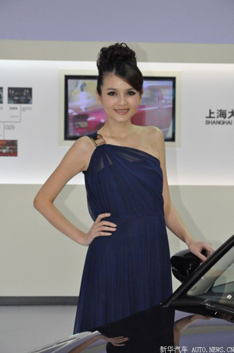 廣州車(chē)展上的美女車(chē)模