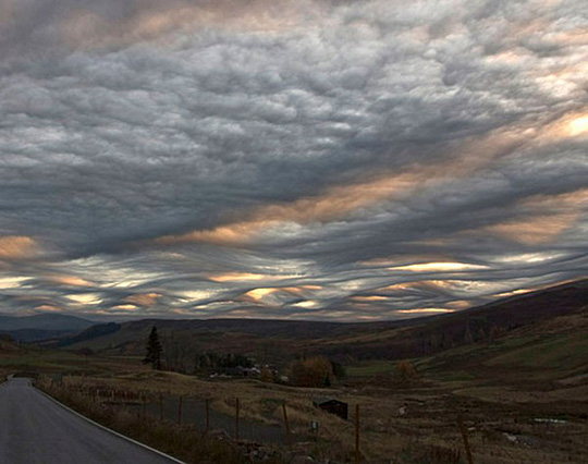 組圖：如夢(mèng)幻般的奇異云層